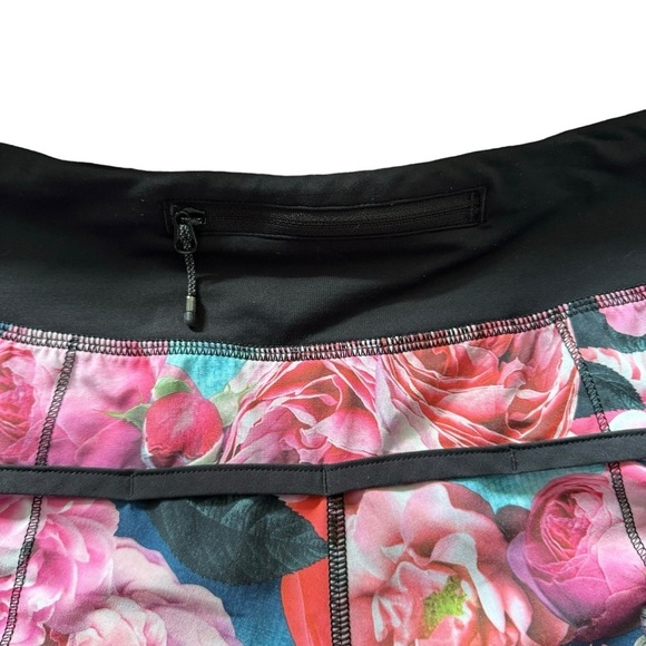 Lululemon Run Speed Shorts Secret Garden 4-way Stretch Size 2 Running Yoga Rare - Picture 13 of 14